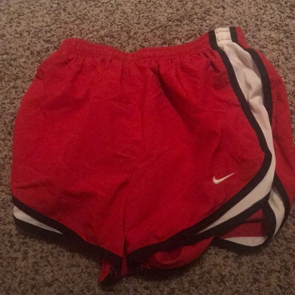 Nike Pants - XS RED NIKE TEMPO SHORTS